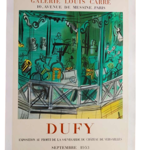 Raoul DUFY - Mourlot impression, The bandstand, 1953.