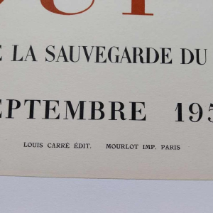 Raoul DUFY - Mourlot impression, The bandstand, 1953.