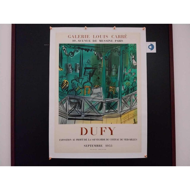 Raoul DUFY - Mourlot impression, Le kiosque à musique, 1953.