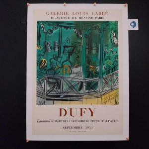 Raoul DUFY - Mourlot impression, Le kiosque à musique, 1953.
