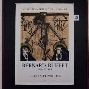 Bernard BUFFET / Mourlot impression - Ayez Pitié - affiche lithographique, 1969