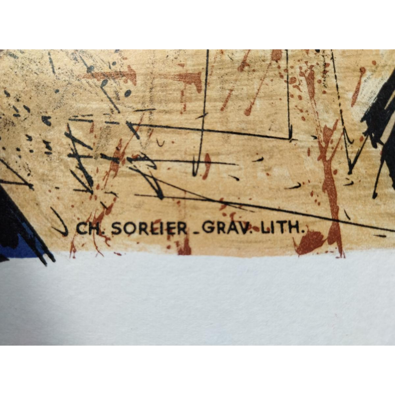 Bernard BUFFET / Mourlot impression - Ayez Pitié - affiche lithographique, 1969