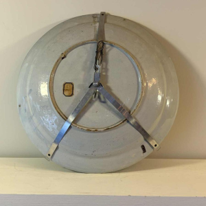 Delft, large circular ceramic dish, Holland 18th century