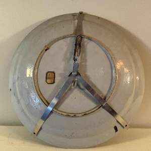 Delft, large circular ceramic dish, Holland 18th century