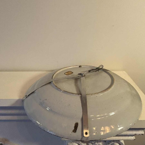 Delft, grote ronde schaal van keramiek, Holland 18e eeuw