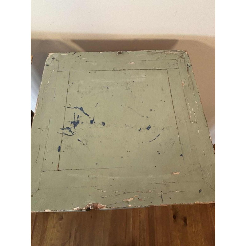 Paire de sellettes en bois sculpté, peint et doré, Italie fin 19ème siècle