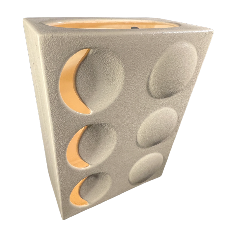 Keramische tafellamp, Ontwerp Optische Kunst, Stijl Evert Jelle Jelles, ca 1960