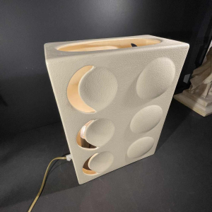 Lampe à poser en céramique, Design Optic Art, Style Evert Jelle Jelles, ca 1960s