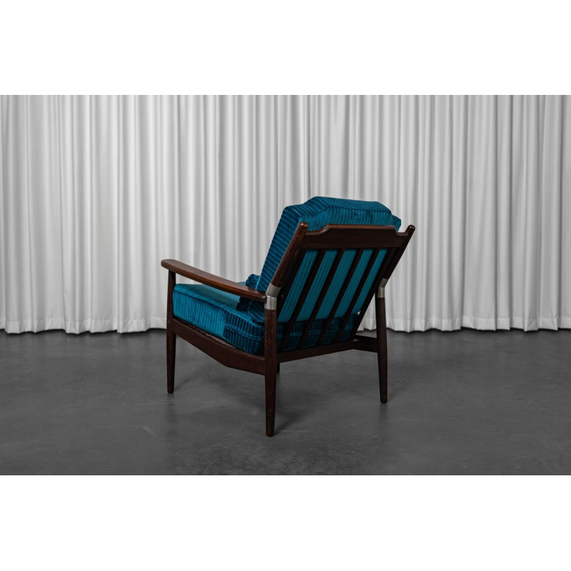 Pair of Scandinavian teak armchairs, 1960