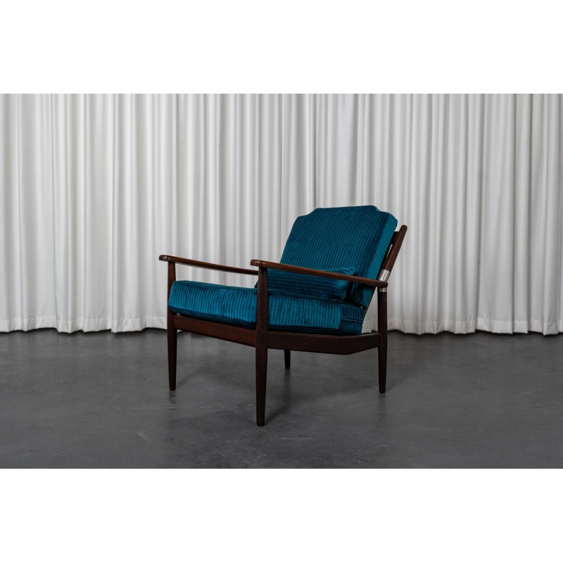 Paar Scandinavische teakhouten fauteuils, 1960