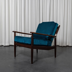 Paar Scandinavische teakhouten fauteuils, 1960