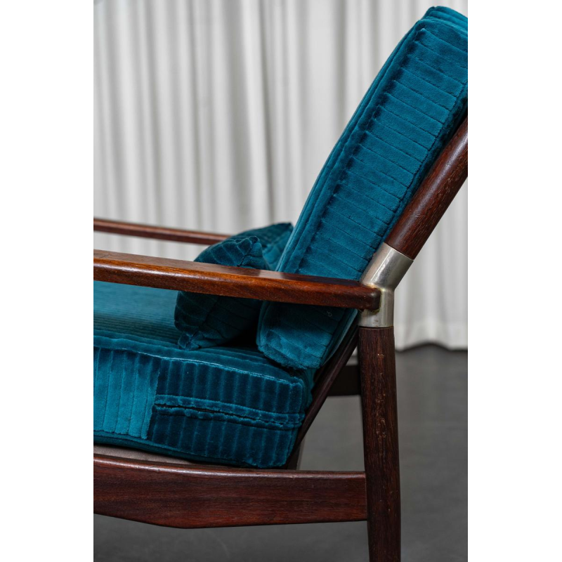 Pair of Scandinavian teak armchairs, 1960