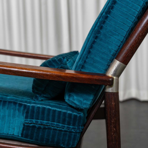 Paar Scandinavische teakhouten fauteuils, 1960