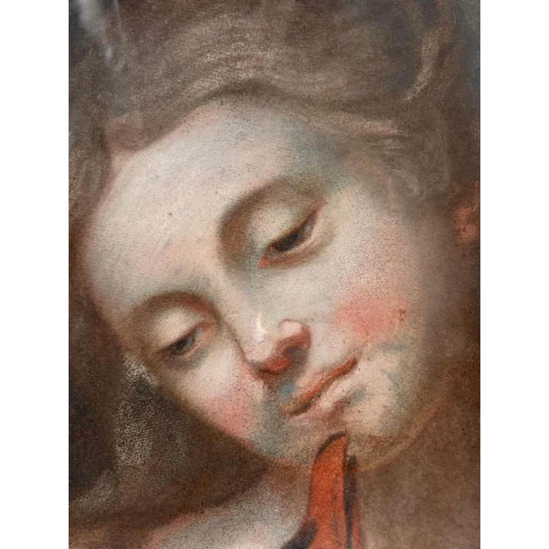 French school ‘Leda and the Swan’ pastel on paper, 19th century