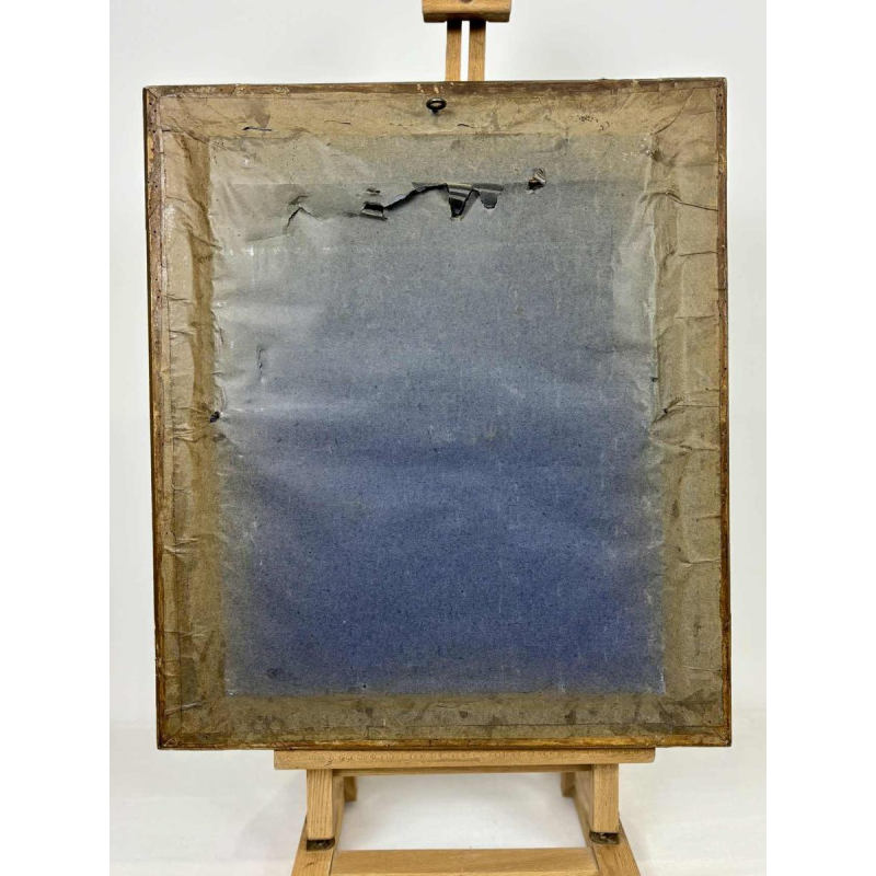 Ècole française “Léda et le cygne“ pastel sur papier, 19e siècle