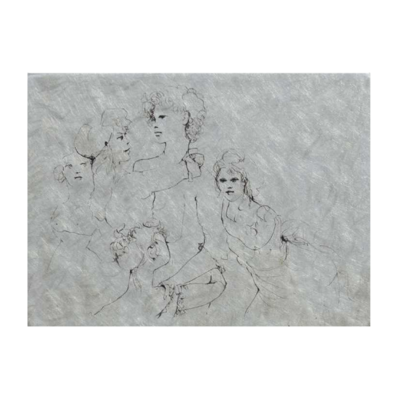 Leonor Fini (1907-1996), Original intaglio print, signed by the artist