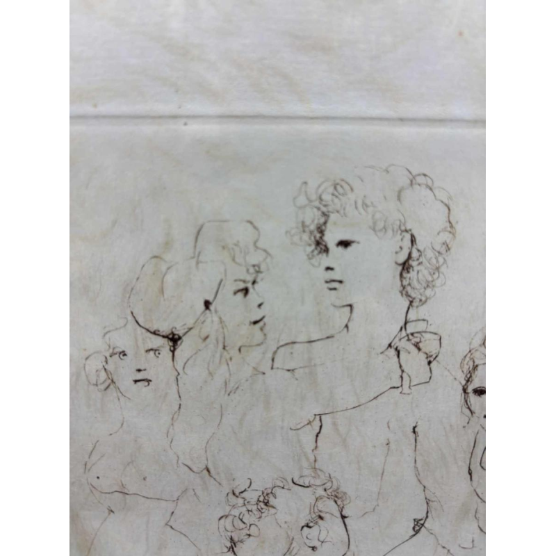 Leonor Fini (1907-1996), Original intaglio print, signed by the artist