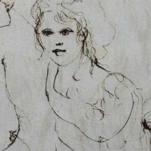 Leonor Fini (1907-1996), originele diepdruk, gesigneerd door de kunstenaar