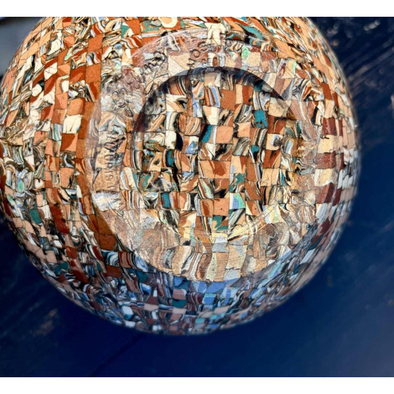 Jean Gerbino / Vallauris, Art Deco keramische vaas met oren, ca. 1940-1950