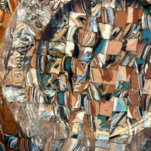 Jean Gerbino à Vallauris, vase boule à oreilles Art Déco en céramique, ca 1940-1950