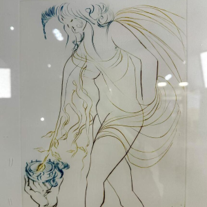 Salvador Dali "De aangeboden beker", lithografie 1974