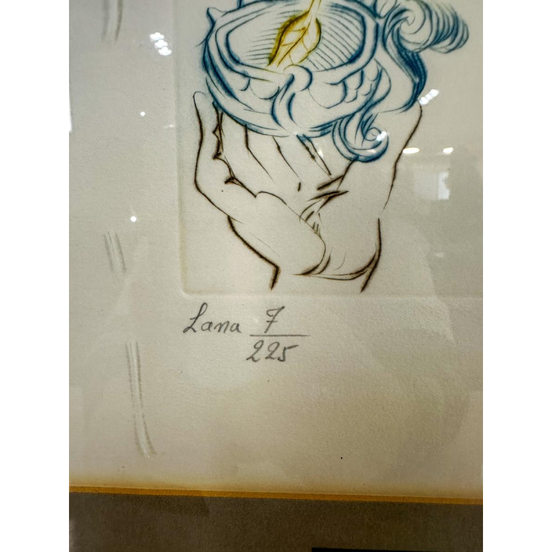 Salvador Dali "The Offered Cup", lithograph 1974