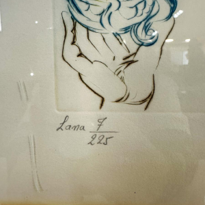 Salvador Dali "De aangeboden beker", lithografie 1974