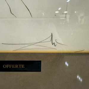 Salvador Dali "De aangeboden beker", lithografie 1974