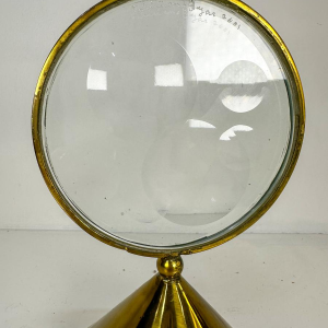 Feliciano Bejar 'Magiscopios' sculpture in brass and glass lenses, 2001