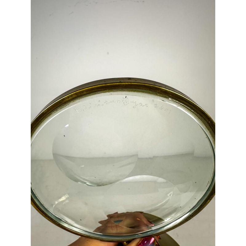 Feliciano Bejar 'Magiscopios' sculpture in brass and glass lenses, 2001