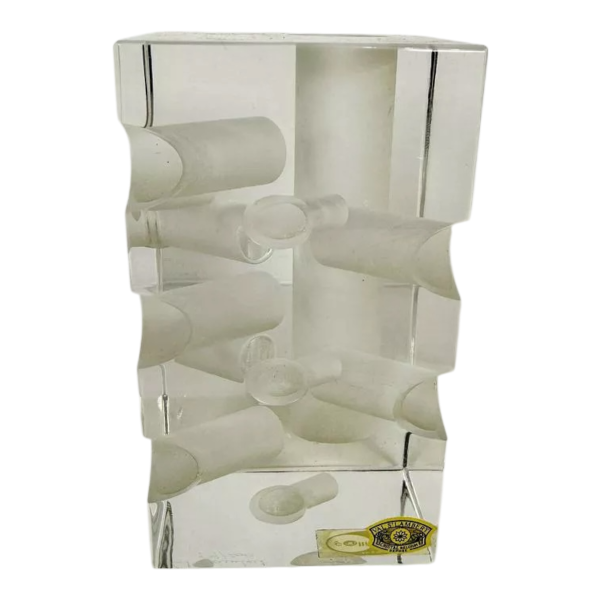 Georges Collignon voor Val Saint-Lambert, abstract kristalsculptuur N54/200