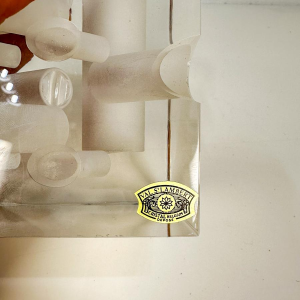 Georges Collignon voor Val Saint-Lambert, abstract kristalsculptuur N54/200