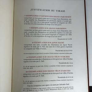 Salvador Dali, Ovidius, "De kunst van de liefde", prent Grand Vélin d'Arches, Parijs 1979