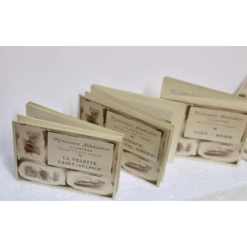 Balysis et Darcourt, étui des itinéraires Illustrés des omnibus parisiens en 1900