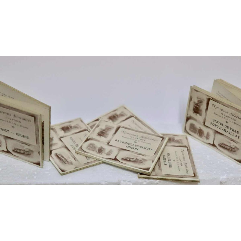 Balysis en Darcourt Geà¯llustreerde routes van Parijse omnibussen in 1900