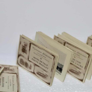 Balysis et Darcourt, étui des itinéraires Illustrés des omnibus parisiens en 1900