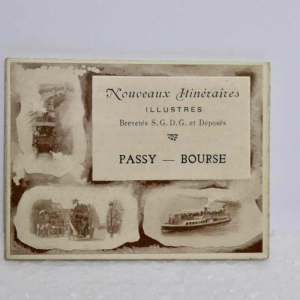 Balysis en Darcourt Geà¯llustreerde routes van Parijse omnibussen in 1900