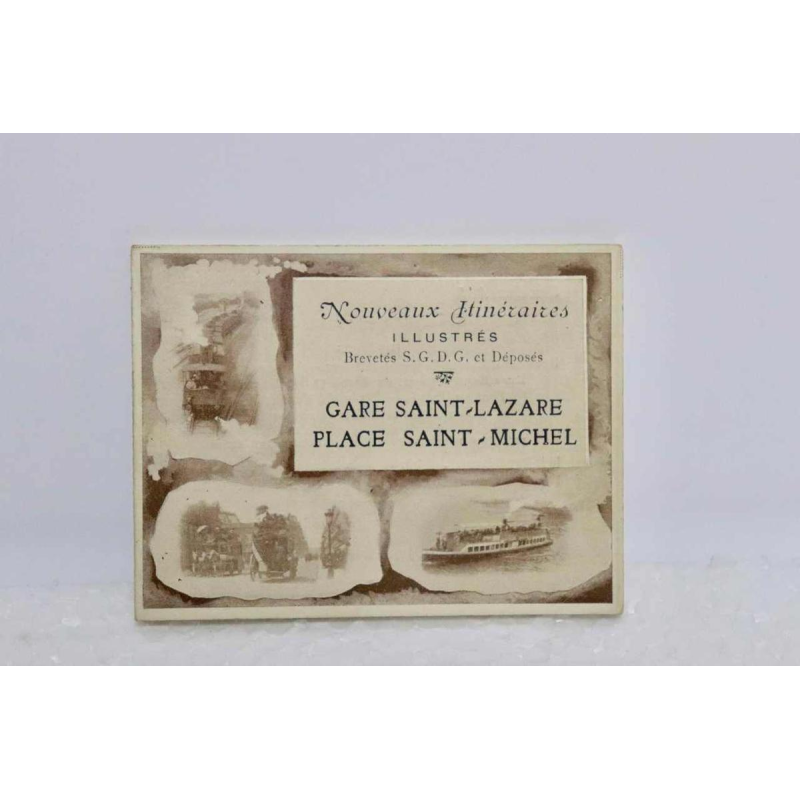 Balysis en Darcourt Geà¯llustreerde routes van Parijse omnibussen in 1900