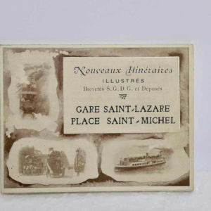 Balysis en Darcourt Geà¯llustreerde routes van Parijse omnibussen in 1900