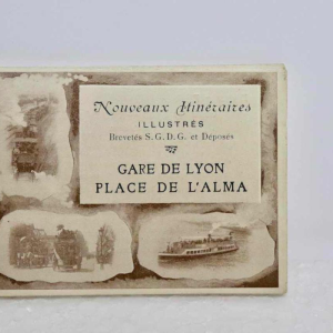 Balysis en Darcourt Geà¯llustreerde routes van Parijse omnibussen in 1900