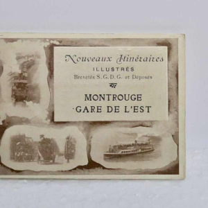 Balysis & Darcourt case with illustrated itineraries of Parisian omnibuses, original edition, Paris ca. 1900