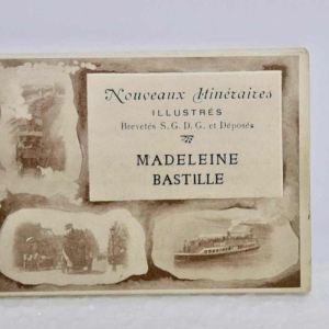 Balysis en Darcourt Geà¯llustreerde routes van Parijse omnibussen in 1900