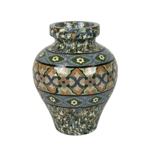 Jean Gerbino pour Vallauris, vase en "terre mêlée mosaïquée", ca 1950