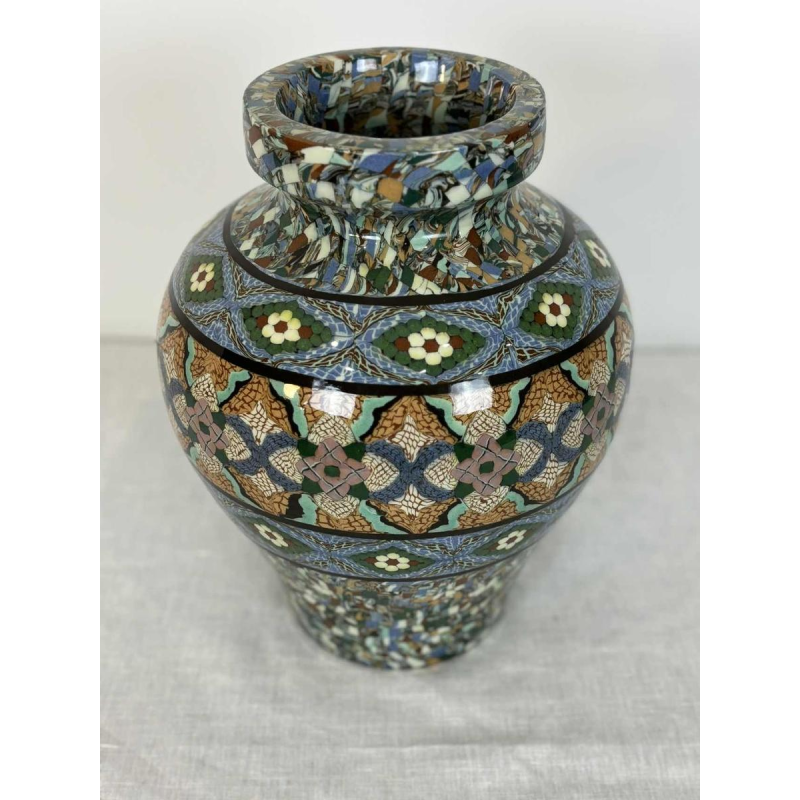 Jean Gerbino (1876-1966) - Mozaïek aardewerk vaas Vallauris circa 1950