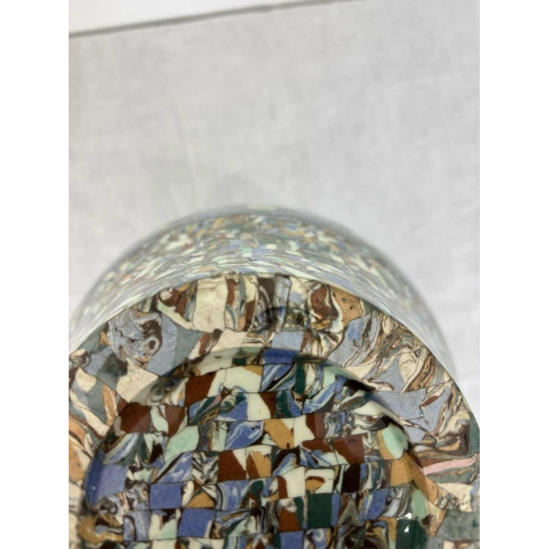 Jean Gerbino pour Vallauris, vase en "terre mêlée mosaïquée", ca 1950