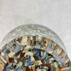 Jean Gerbino pour Vallauris, vase en "terre mêlée mosaïquée", ca 1950