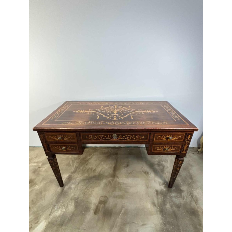 Marqueterie bureau in de stijl van Giuseppe Maggiolini - Italië, 20e eeuw