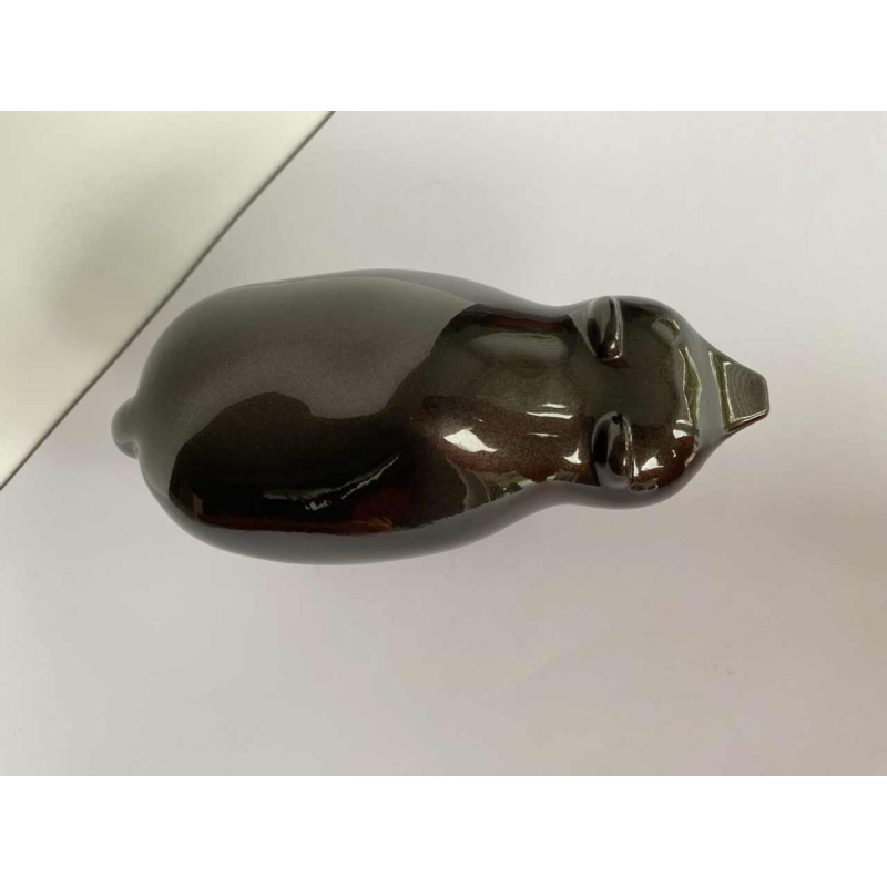 Laszlo Tibay by Caster Bronz kft, bronze sculpture of a baby bear