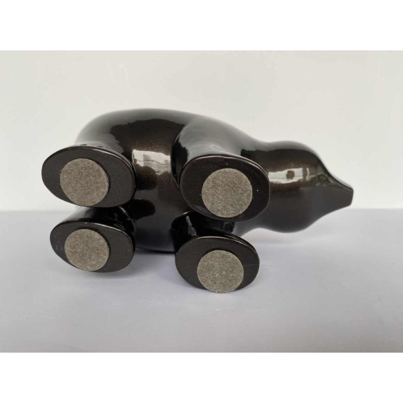 Laszlo Tibay by Caster Bronz kft, bronze sculpture of a baby bear