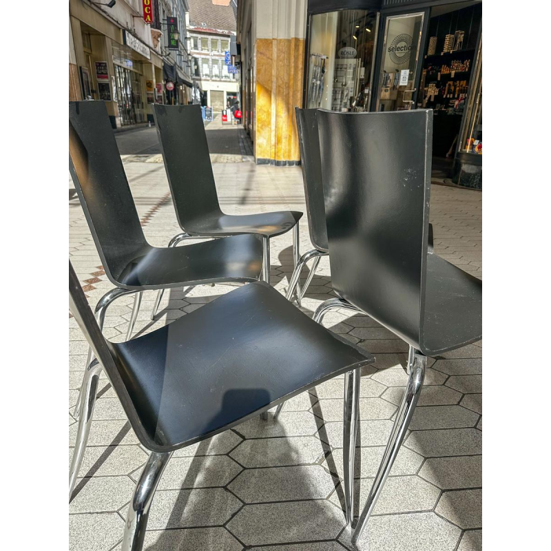 Philippe Starck, set van 5 stoelen "Olly Tango", jaren 90